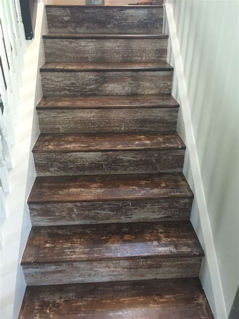 Baseboard molding is not difficult to install, but it usually involves multiple types of cuts for different joints, most of which can be made with a power miter saw or a miter box and handsaw. rustic stairs | Rustic stairs, Stair remodel, Metal barn homes