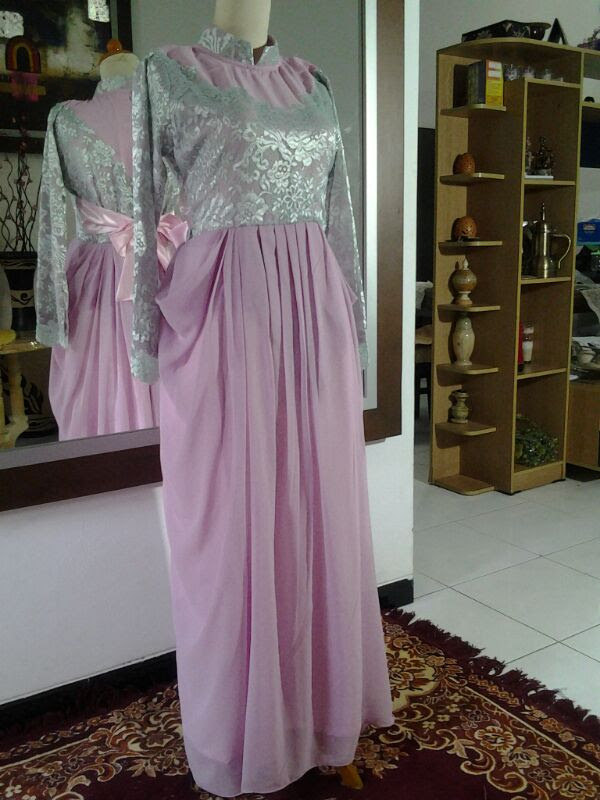 Kebaya Modern Sierra Dusty pink - Butik  Jahit  Pesan 