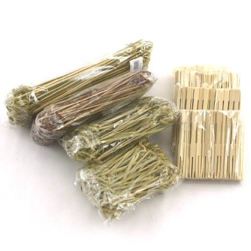 Bamboo Hors Doeuvre Picks  and Mini-Forks 800-Piece Assortment