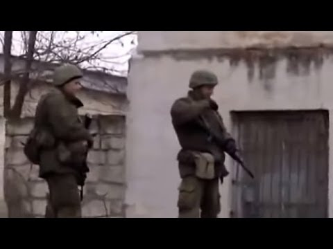 Russian militaries are blocking headquarters of the Ukrainian Navy in Sevastopol