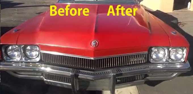 White Car Detailing Before And After