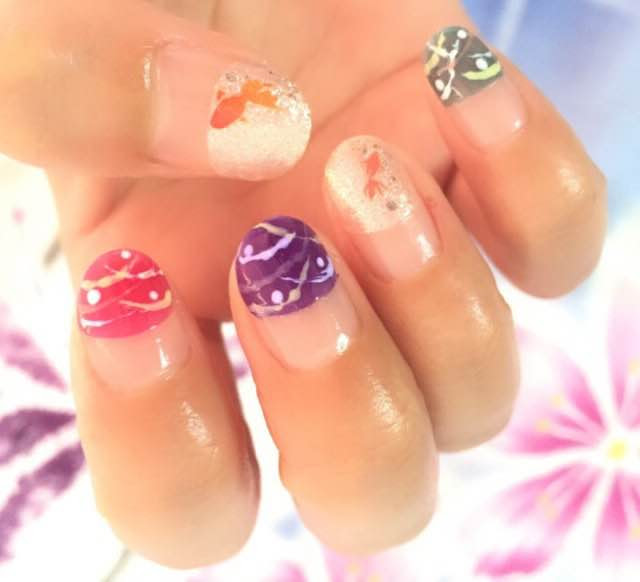 夏本番 夏祭りや花火大会に合わせたいヨーヨーネイル キレイナビ