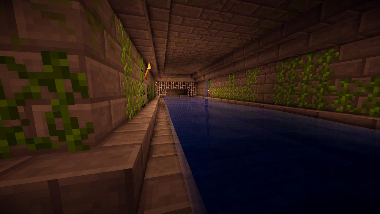 Dirty but stylish Sewers : Minecraft