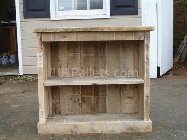 Make Your Own DIY Pallet Nightstand  101 Pallets