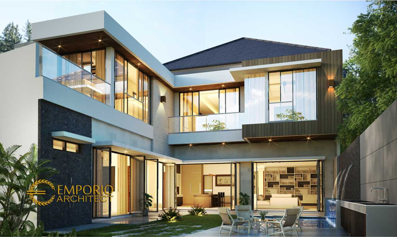  Inspirasi  Desain  Rumah  Minimalis  Modern Lantai  2 