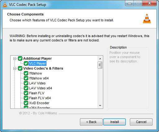 Vlc Codec Pack For Microsoft Windows