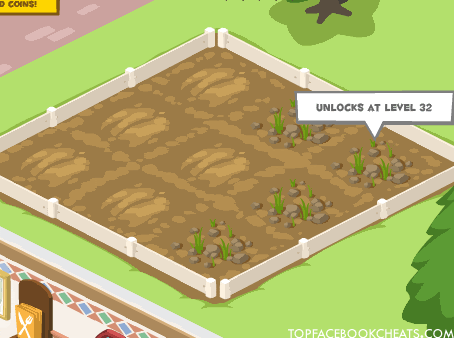 Garden at Facebook's Restaurant City