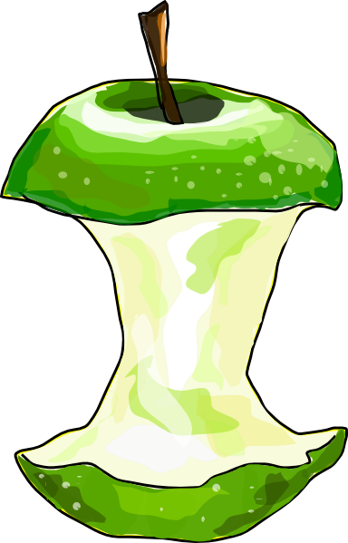 Eaten Apple Clip Art. Eaten Apple · By: OCAL 6.5/10 7 votes
