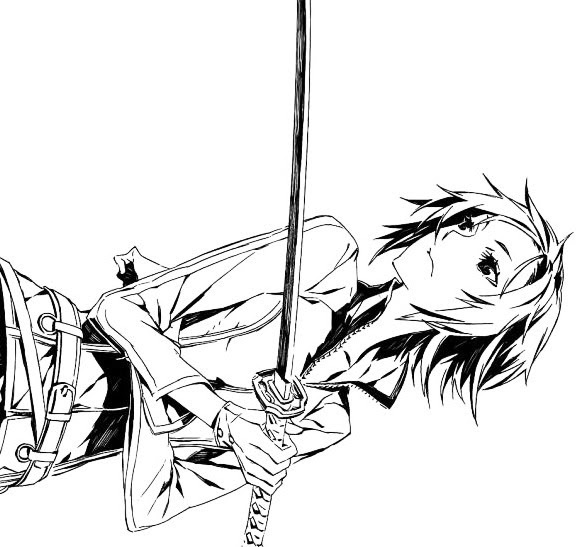 1k Mangacaps Myedit Dogs Bullets And Carnage Heine Rammsteiner Naoto Fuyumine Monochhrome