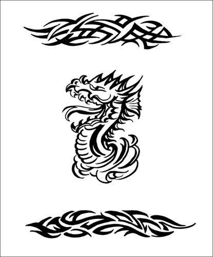 Tribal Tattoo Designs. Tattoo flash artwork by Sherrie Thai of 