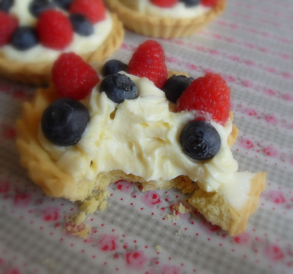 Simple Summer Berry and Lemon Tartlets