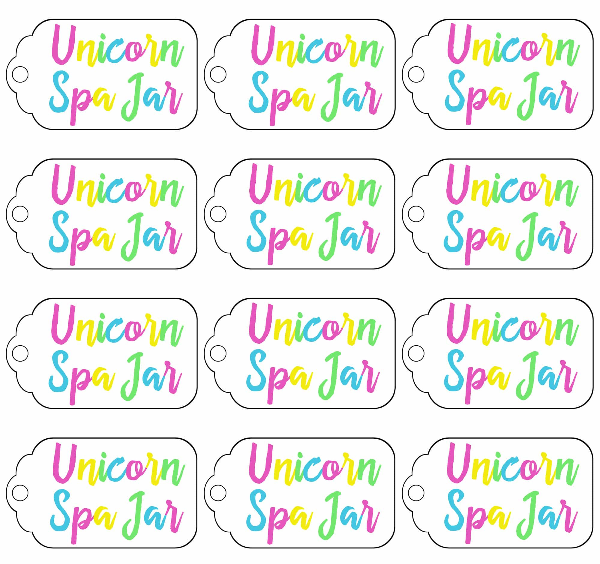 Unicorn Spa Jar - The Gunny Sack