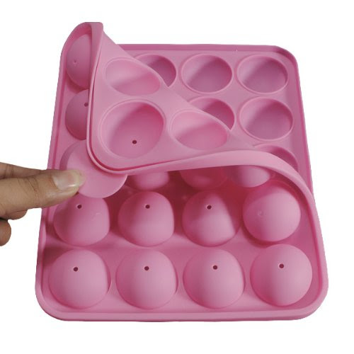 20 Silicone Tray Pop Cake Stick Mould Lollipop Party Cupcake Baking Mold (Pink) | eBay