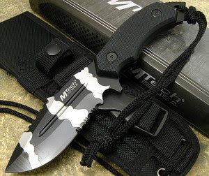  Urban Camo Fixed Drop Point Blade Tactical Combat Knife Sheath | eBay