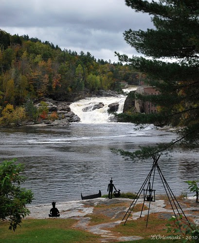 "Indian Encampment" on the Androscoggin River in Rumford