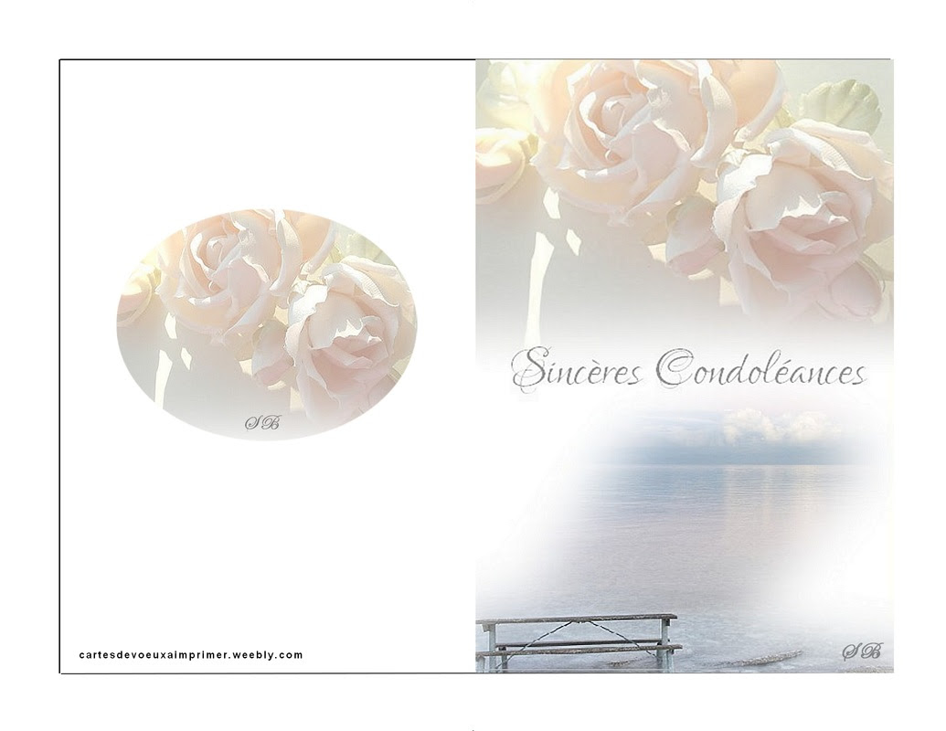 Carte Condoleances Imprimer Gratuite Cartes De Voeux A Imprimer Gratuitement