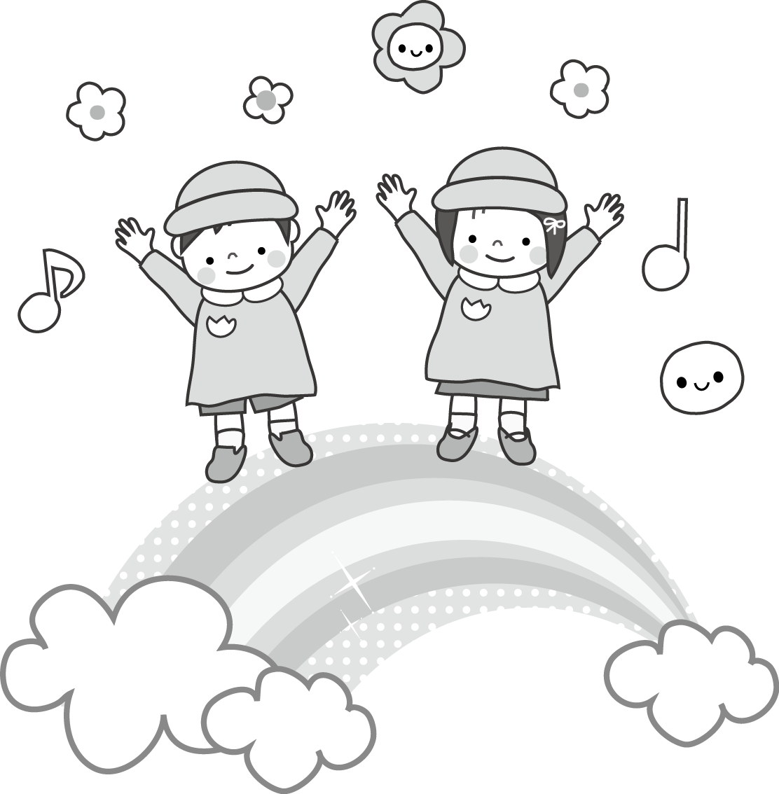 保育園 幼稚園 こどものイラスト 無料イラスト フリー素材