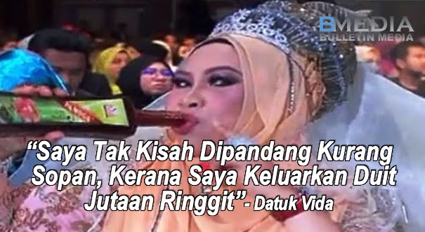 'Saya Tak Kisah Dipandang Kurang Sopan, Kerana Saya Keluarkan Duit Jutaan Ringgit' - Datuk Vida