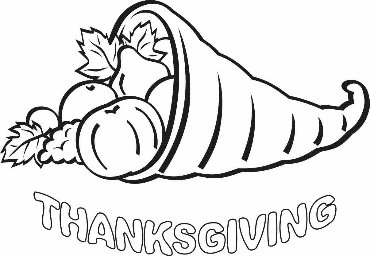 Download Thanksgiving Coloring Pages For Kindergarten - Coloring Home