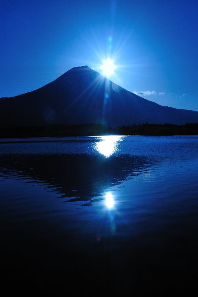 壁紙 富士山の風景のスマホ壁紙640x960 Fuji I08 Jpg 壁紙box