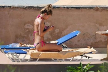 Gemma Atkinson Green Bikini the Mediterranean