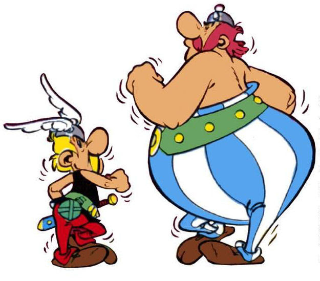 asterix and obelix. asterix obelix and co