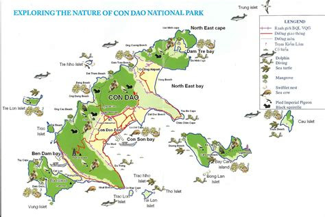 Con Dao Islands Map