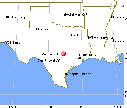 Map Of Texas Showing Austin Business Ideas 2013: Map Of Texas With Austin