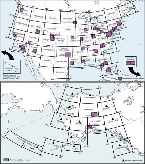 Sectional Raster Aeronautical Charts