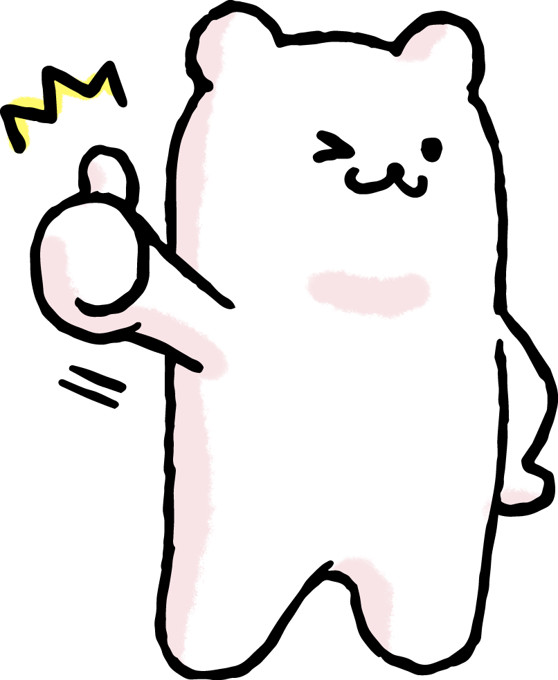 グッジョブ いいね とグッドサインを出しているイラスト かわいい無料イラスト素材