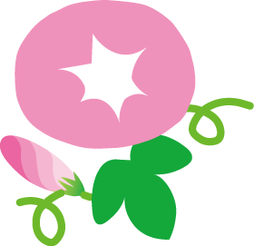 あさがお 朝顔 イラスト 無料イラスト フリー素材