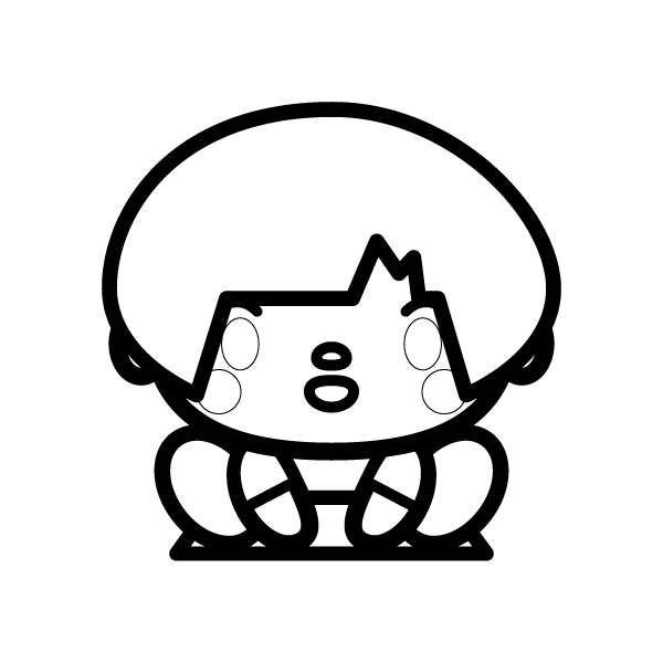 おかっぱでかわいい女の子の無料イラスト 商用フリー オイデ43