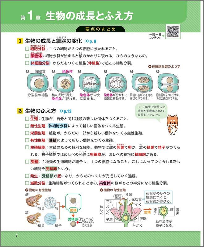 チャート式シリーズ 中学理科 3年 ー 内容を見る 要点のまとめ チャート式の数研出版