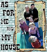As for me and my house