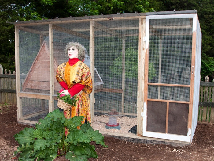 A-Frame Chicken Coop Inside The Garden Coop ::: Coop ...