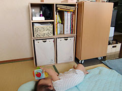 カラーボックスで 子供グッズコーナー 和彩 なごやかいろ A Little Day By Day