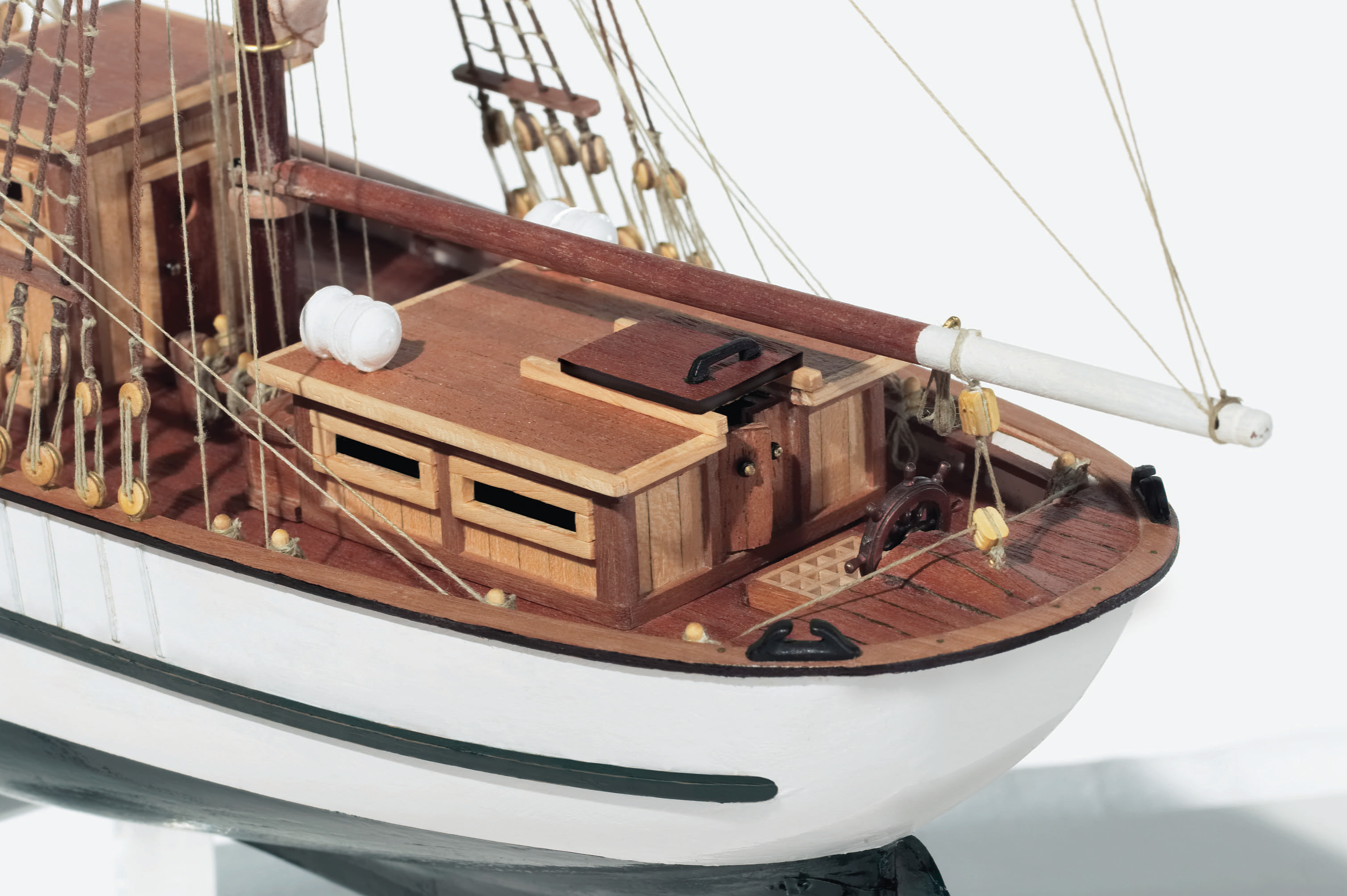 Occre Aurora Brig 1/65th Scale Model Boat Display Kit ...