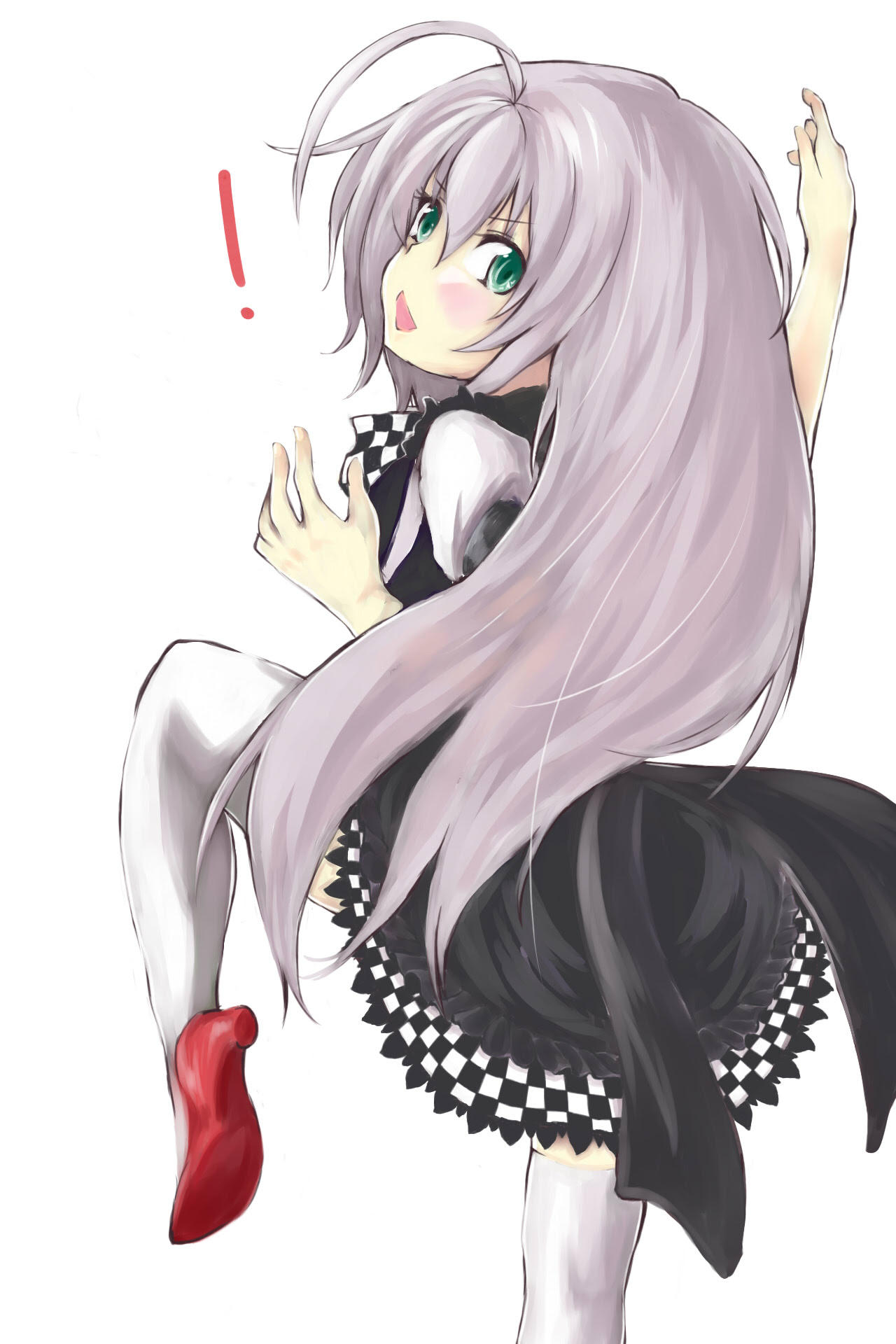 雨上がりとアイスとニャル子さん イラスト 白紙 仮