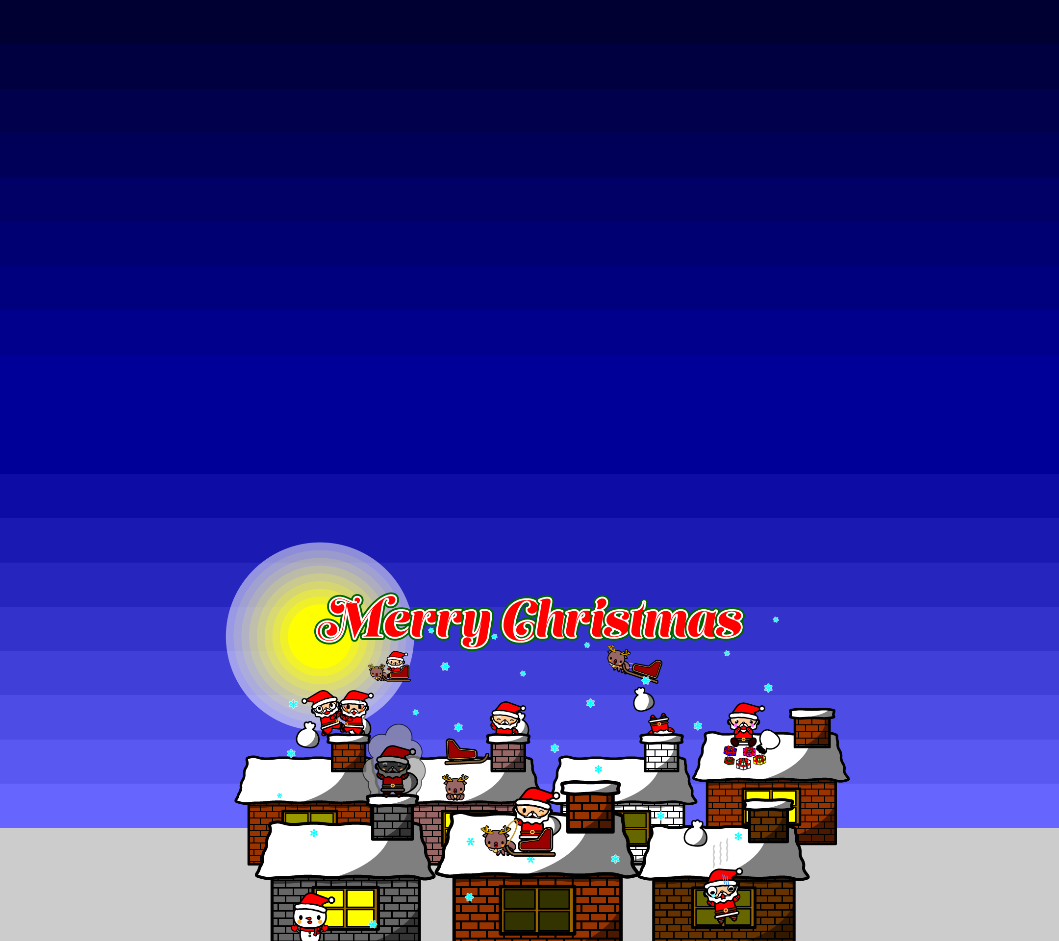 かわいいメリークリスマス壁紙 Android の無料イラスト 商用フリー オイデ43