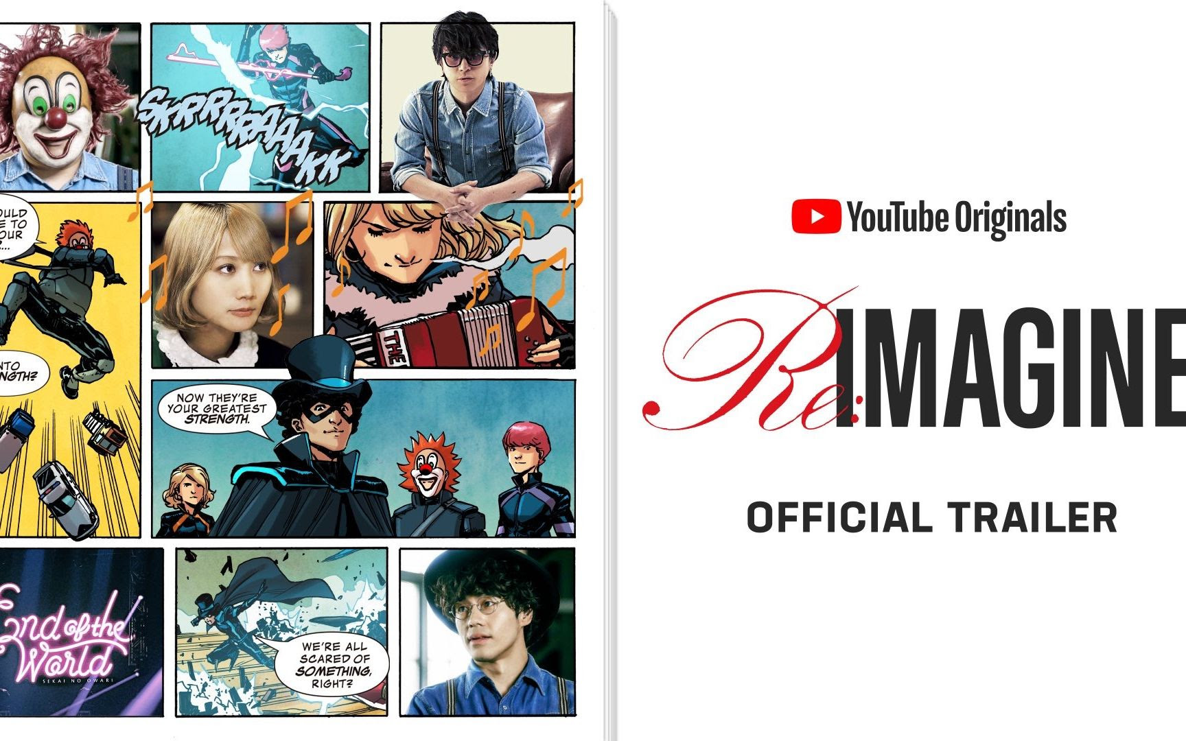 1811 Sekai No Owari X Marvel Re Imagine Official Trailer 哔哩哔哩 つロ干杯 Bilibili