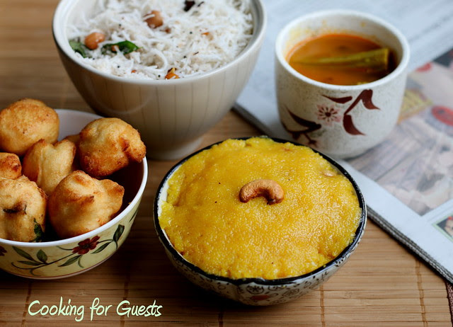 Cooking for guest series - Snack menu