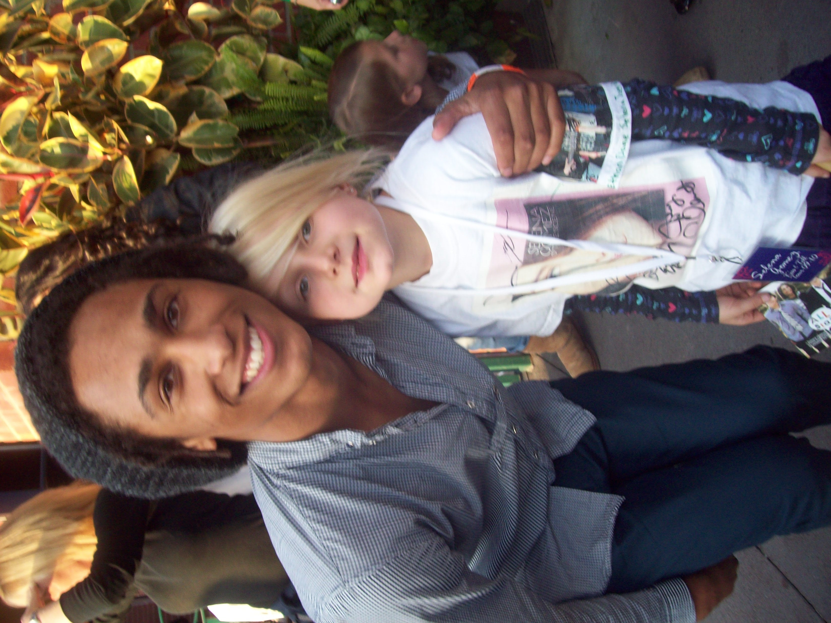 We got to hang out with them,