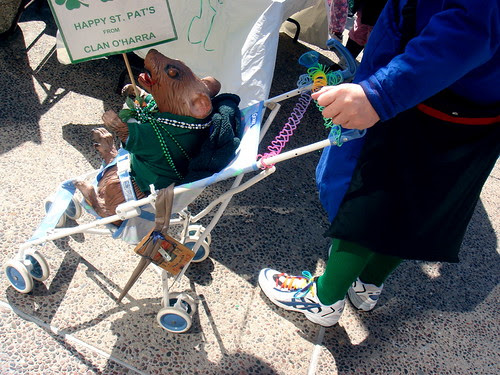 St. Patrick's Day stroller