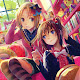 Wallpaper Two Cute Anime Best Friends : Anime Girls Together Wallpaper Posted By John Walker