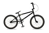 Dk Siklon Bmx Bike With Gold Rims (Black, 20-Inch)