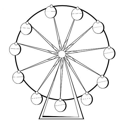 Dibujos De Norias De Feria Para Colorear Imagui