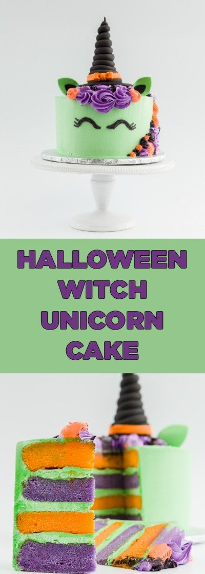 Download Halloween Witch Unicorn Cake | Cupcake Project