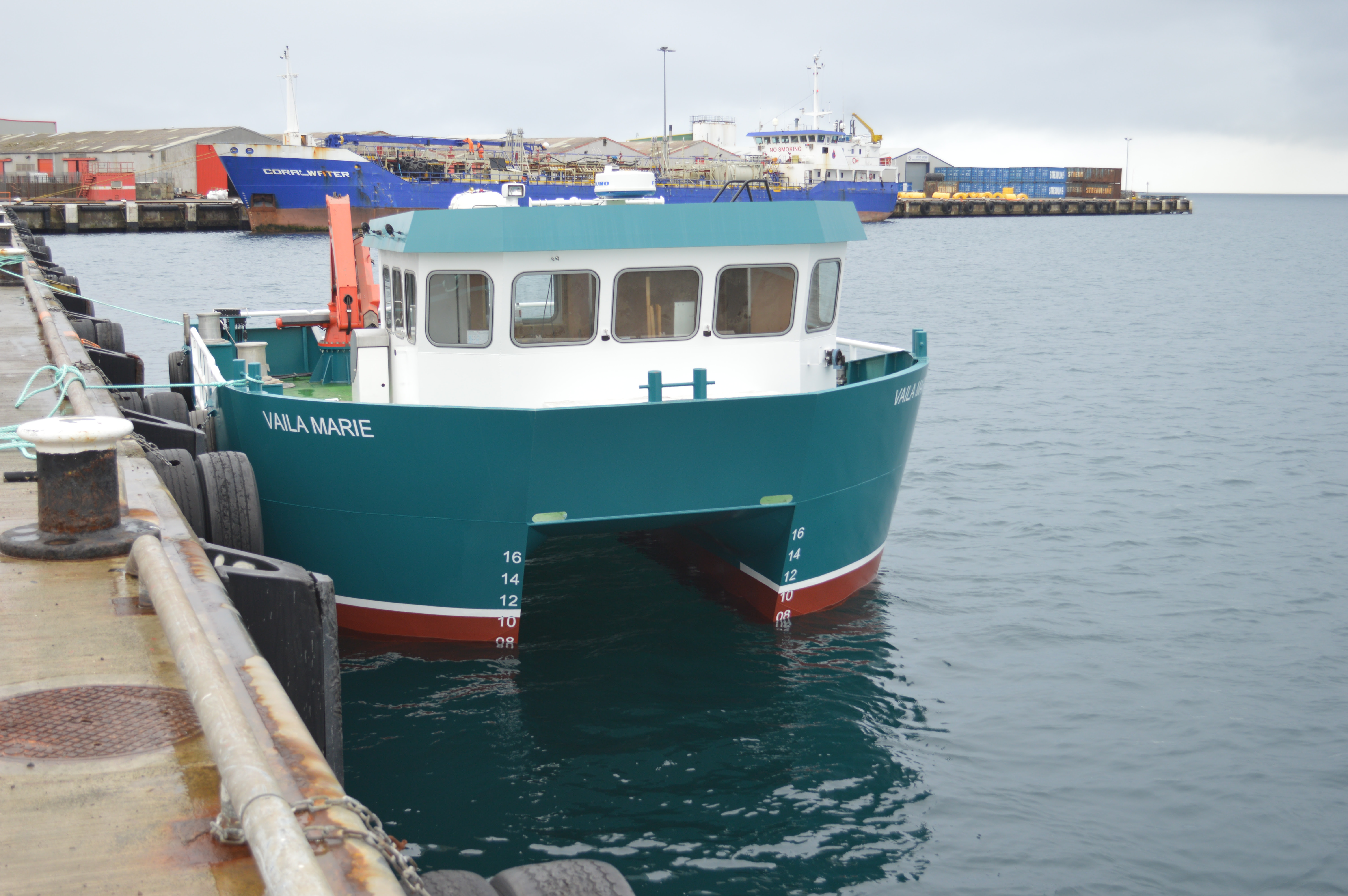 new build 14.0m steel catamaran workboat - from