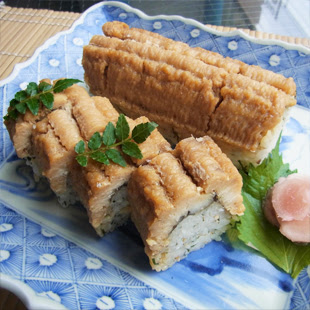 鱧の棒寿し お持ち帰りメニュー つまみ寿しとお昼ごはん 花梓侘 かしわい