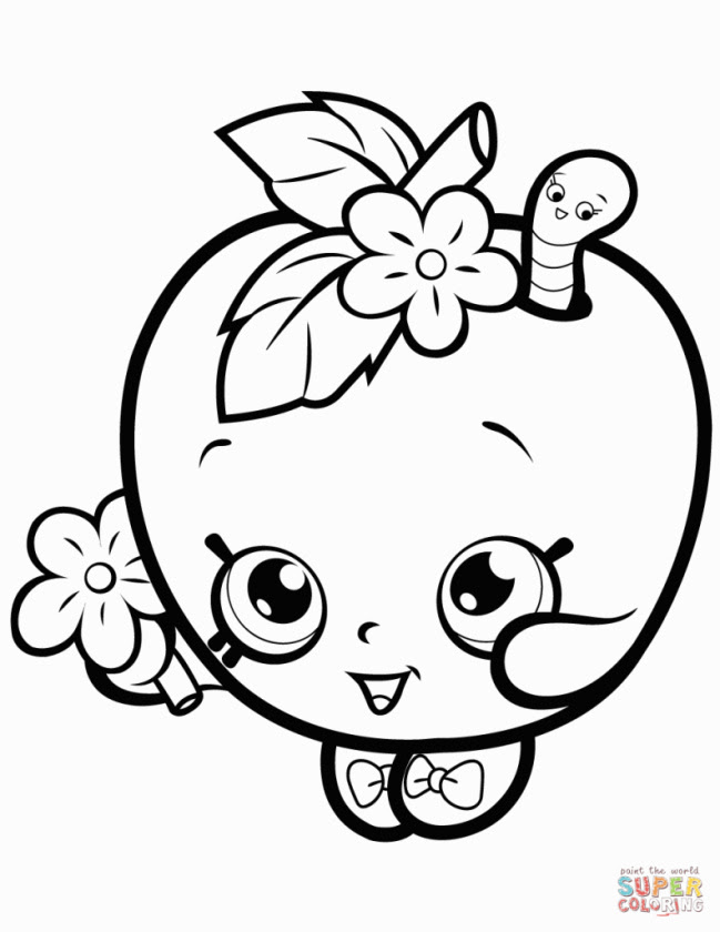Download Shopkins Drawing Pages | Free download on ClipArtMag